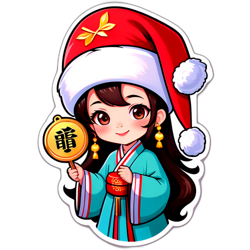陳秀娘的祝福聖誕貼紙