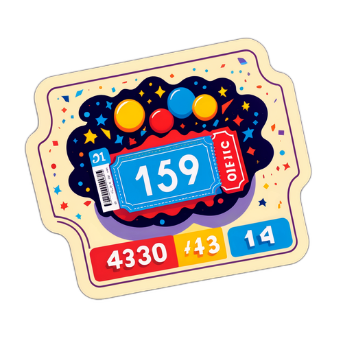 Adesivo de Loteria Lotofácil