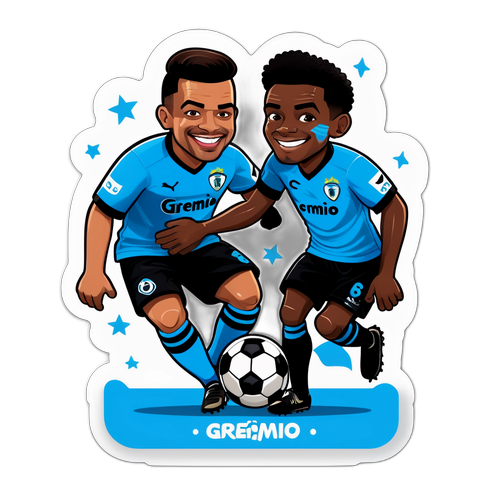 Stiker Lucu 'Grêmio vs São Paulo'