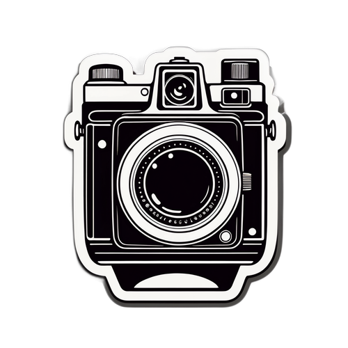 Camera Vintage Sticker