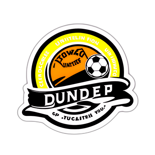 Dundee United Futball Csapat Fan Matrica