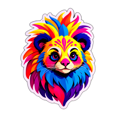 Renkli ve Canlı Hayvan Figürü