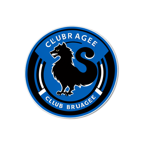 Sticker voor Club Brugge