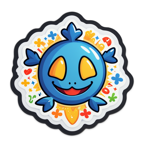 A sticker que celebra a Lotomania 2771