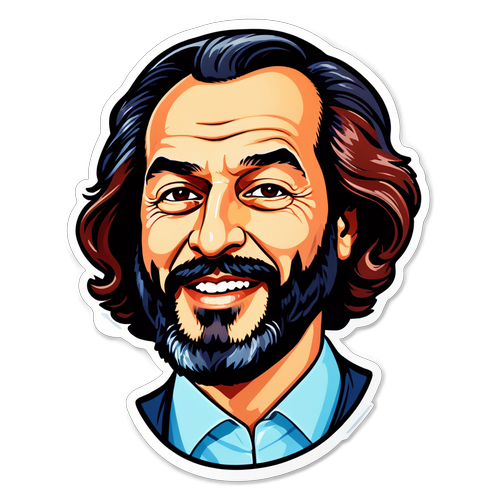 Edip Akbayram Sticker Tasarımı