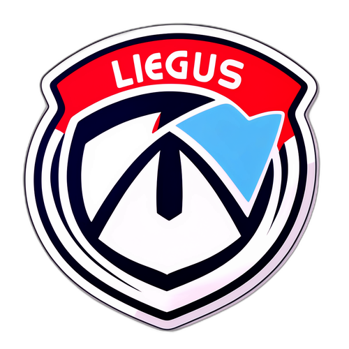 สติกเกอร์โลโก้ลีก 1 พร้อมลูกฟุตบอล