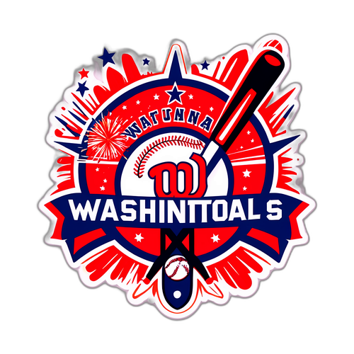 Washington Nationals Home Run Celebration Sticker