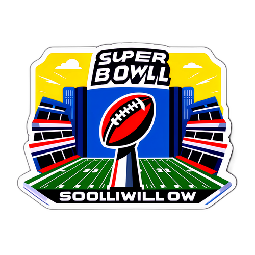 Super Bowl Sticker