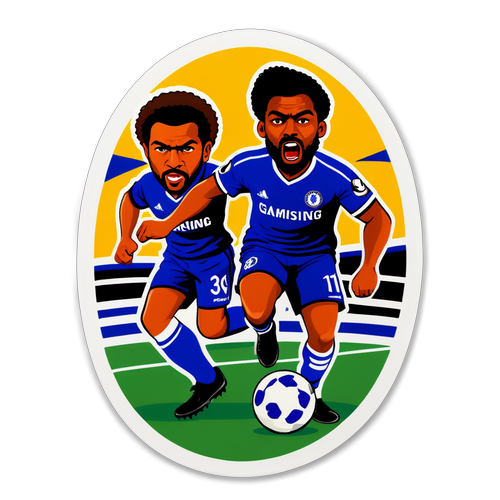 Game Day Showdown: Ipswich Town vs Chelsea Match Sticker