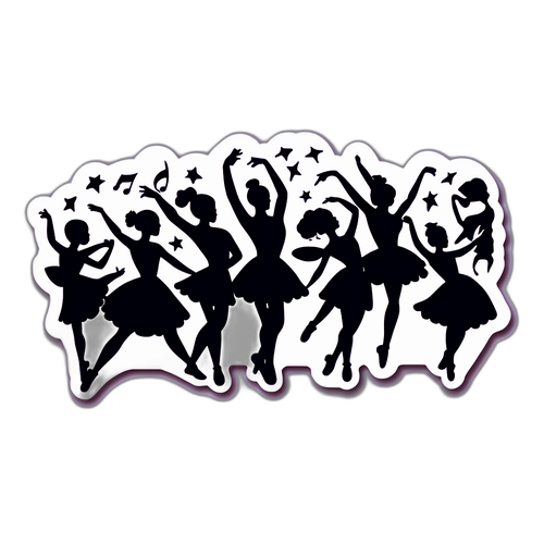 Dansschool Diepenbeek Sticker