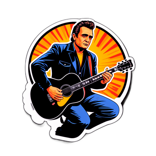 Motivace Johnnyho Cashe jako ikony rock 'n' rollu s nostalgickými prvky 50. let