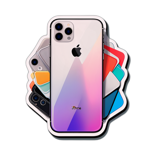 Autocollant de l'iPhone 17 avec Accessoires Technologiques