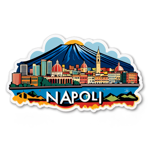 Sticker ya Mandhari maarufu ya Napoli