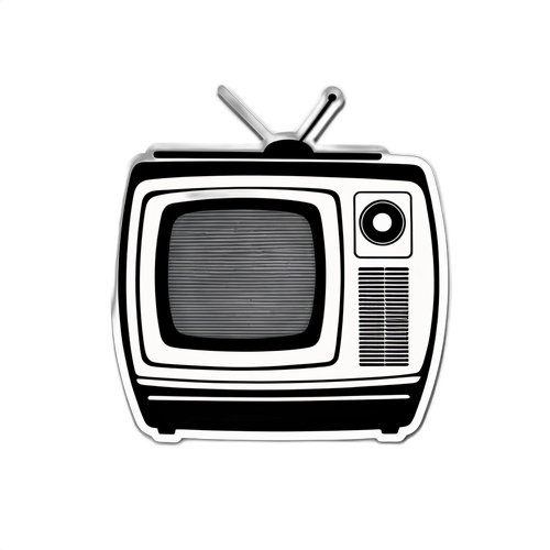 Retro-Stil Aufkleber: ORF Live