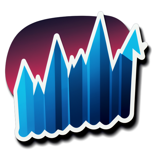 Trump's Approval Rating Graph Sticker