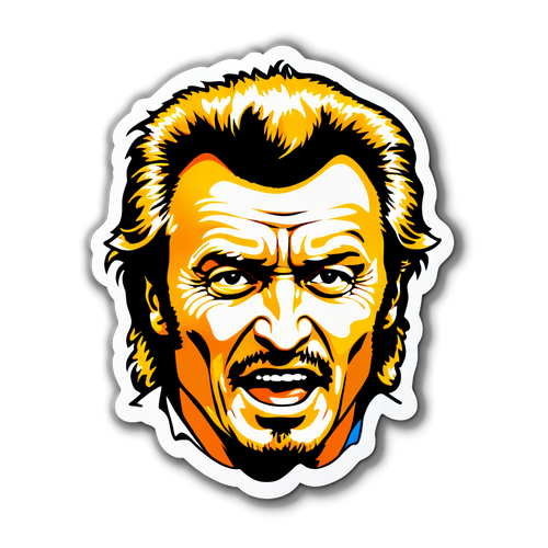 Design humoristique autour de Johnny Hallyday