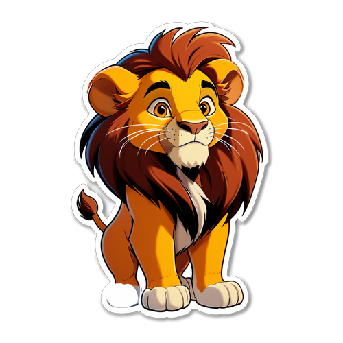 KCute Mufasa Sticker