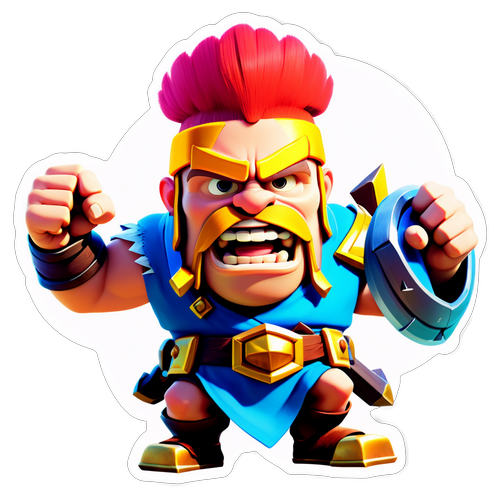 Sticker về trò chơi Clash of Clans - "Chiến đấu vì vinh quang!"