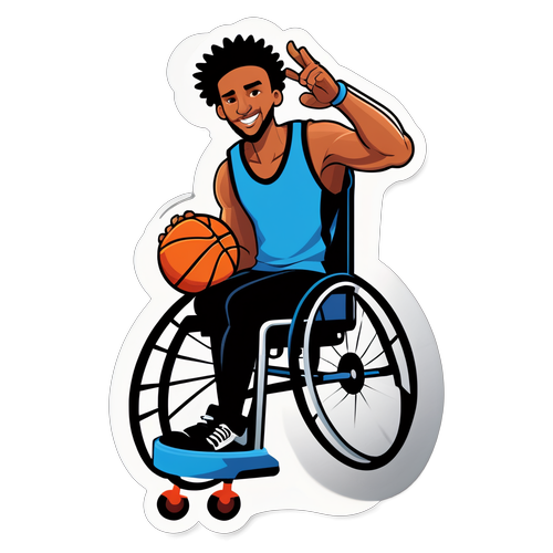 Samen Sterk: Ontdek de Kracht van Inclusieve Sport met deze Inspirerende Sticker!