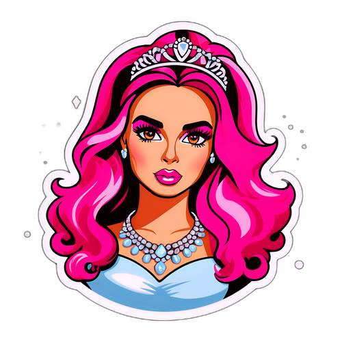 Styliserad illustration av glamour och bröllop