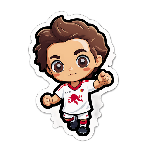 สติกเกอร์ก้อนการ์ตูนของไลพ์ซิก