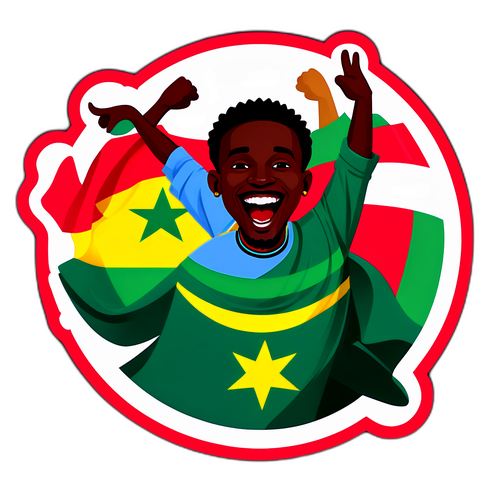 Радість фанів під час матчу Сенегал – Марокко