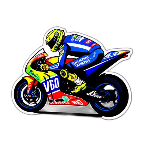 Stickers z Valentino Rossi