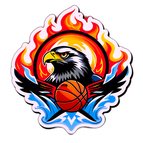 Hawks vs Heat Rivalry Sticker