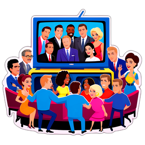 Humorvolle Illustration von Celebrity Big Brother Contestants