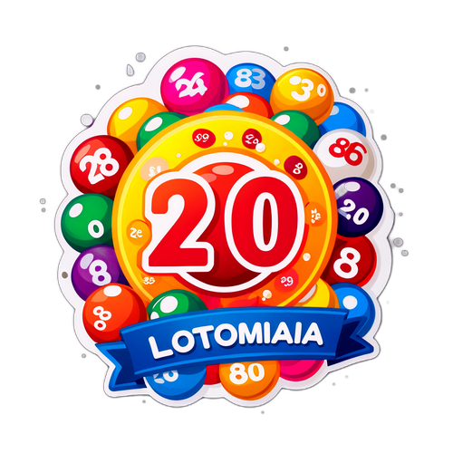 Adesivo Divertido Lotomania 2806