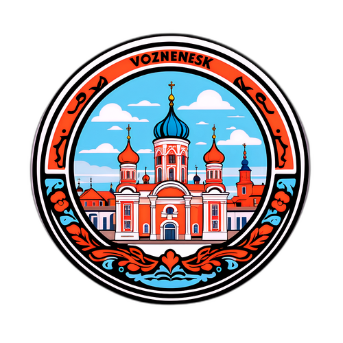 Наліпка з логотипом Вознесенська