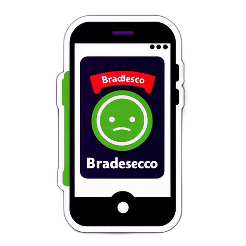 Adesivo de Smartphone em Modo de Erro