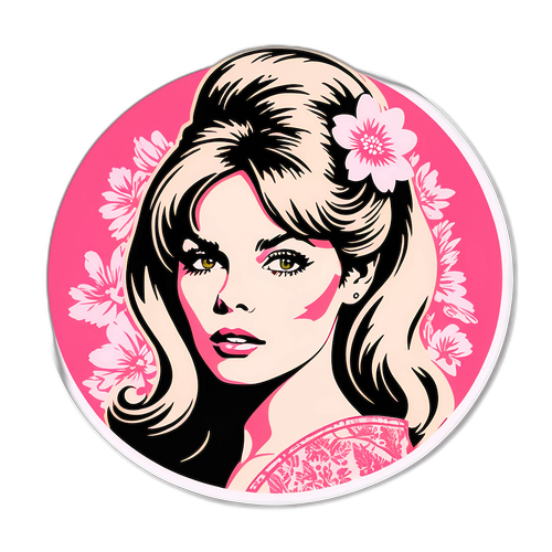 Brigitte Bardot vintage film stílusban