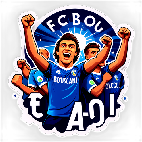 Sticker energic pentru fani FC Botoșani