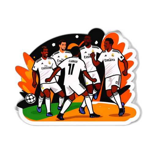 Passioneret fodboldscene: Real Madrid vs Valencia