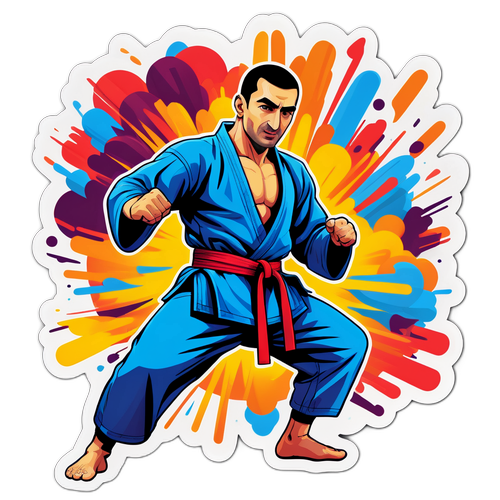 Vibrante Martial Arts Aufkleber
