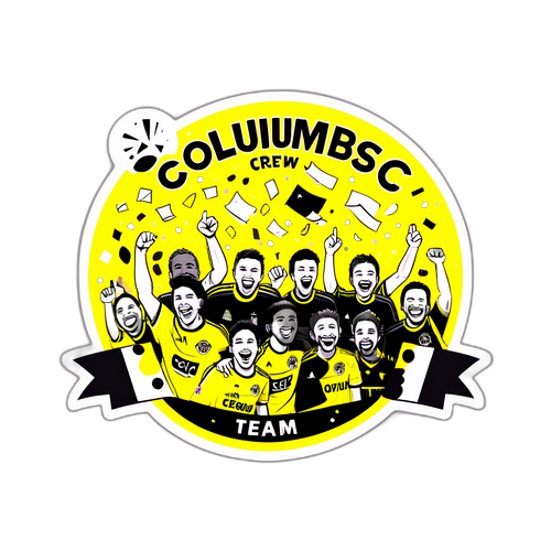 Stiker Keceriaan Fans Columbus Crew