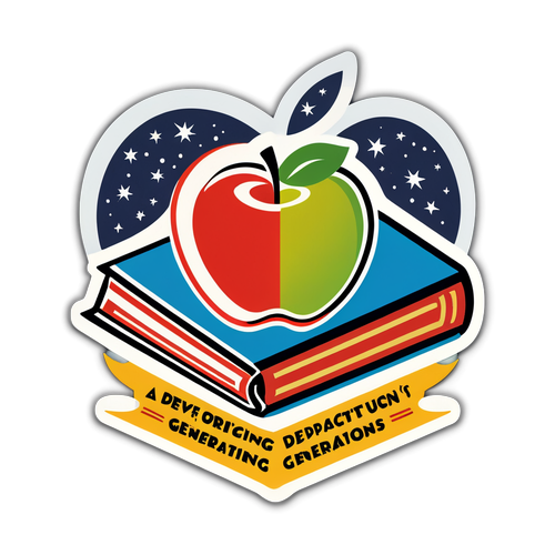 Retro Department of Education Sticker