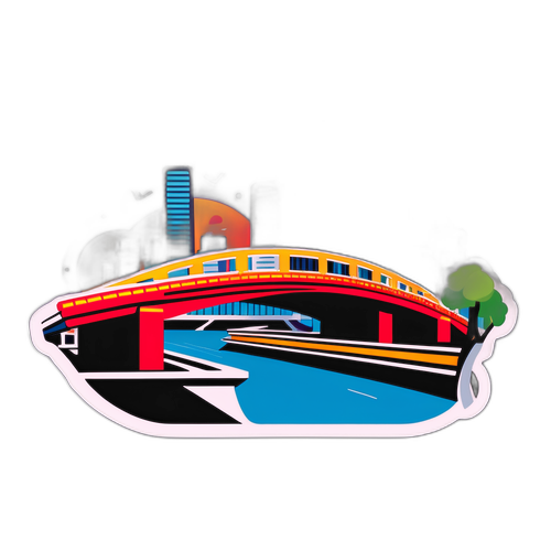 Autocollant du Pont Hongqi
