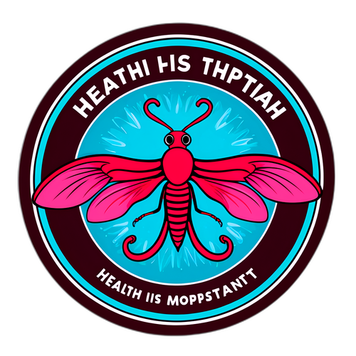 Stylizowana grafika wirusa Nipah