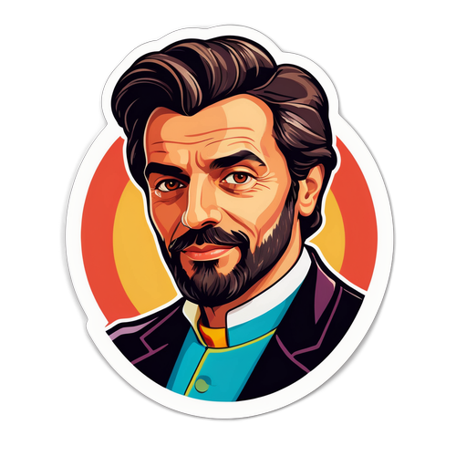 Retrato estilizado de Santi Talledo