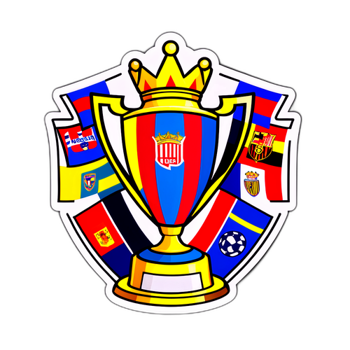 מדליית גביע עם דגלי קבוצות ליגת העל