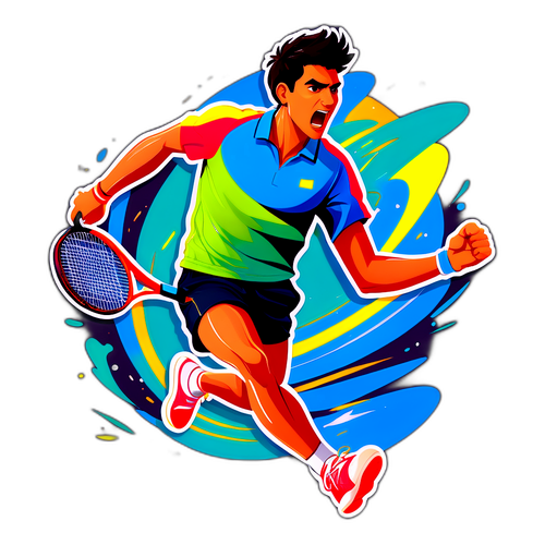 Δυναμικό αυτοκόλλητο του Καρλόου Άλκαραθ