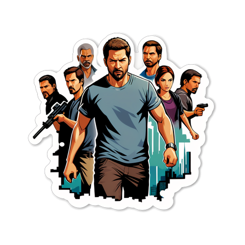 Stiker Aksi Mendebarkan dari 'Brick Mansions' yang Akan Menggetarkan Jiwamu!