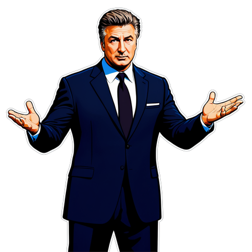 Odkryj Tajemnicę Powagi: Alec Baldwin w Eleganckim Garniturze, Który Robi Wrażenie!