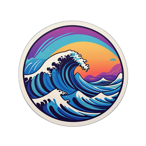 Onda Estilizada con Logo 'Tidal'