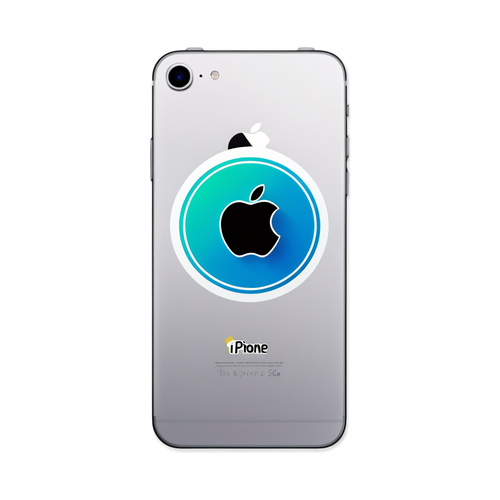 Sticker ter promotie van de iPhone 16