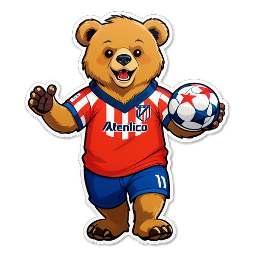 ¡Despierta al Colchonero que Llevas Dentro con Este Adorable Oso! 🎉⚽