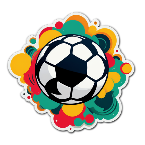 Adhesivo de Pasión por el Fútbol