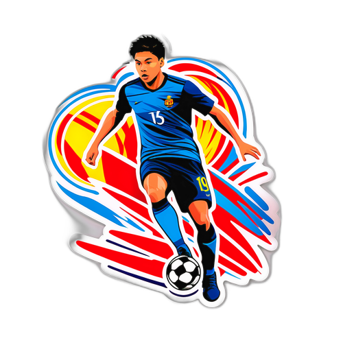 Hızlı Dribling Sticker Tasarımı